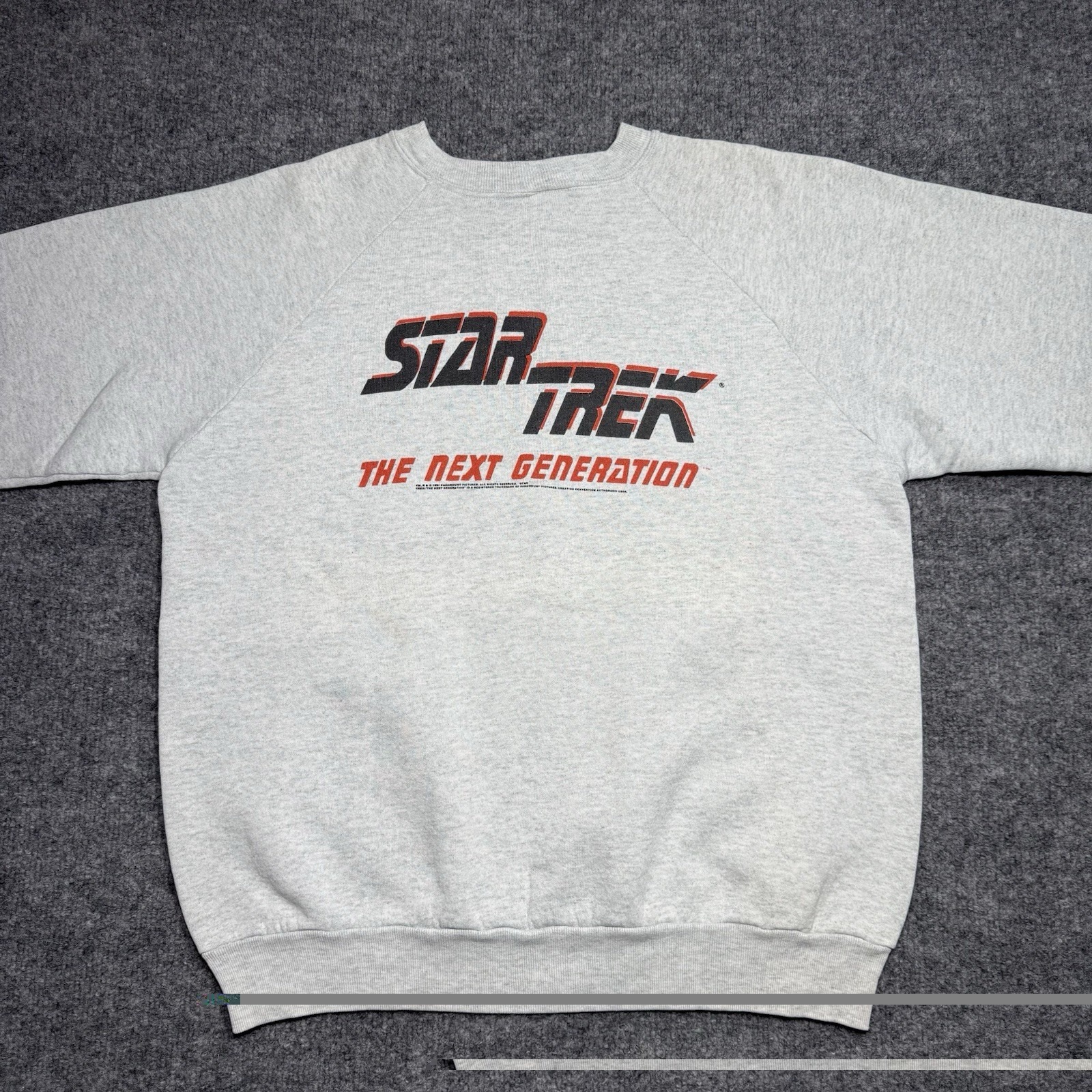 Vintage 1990s Star Trek The Next Generation Promotional Sweatshirt Size Large